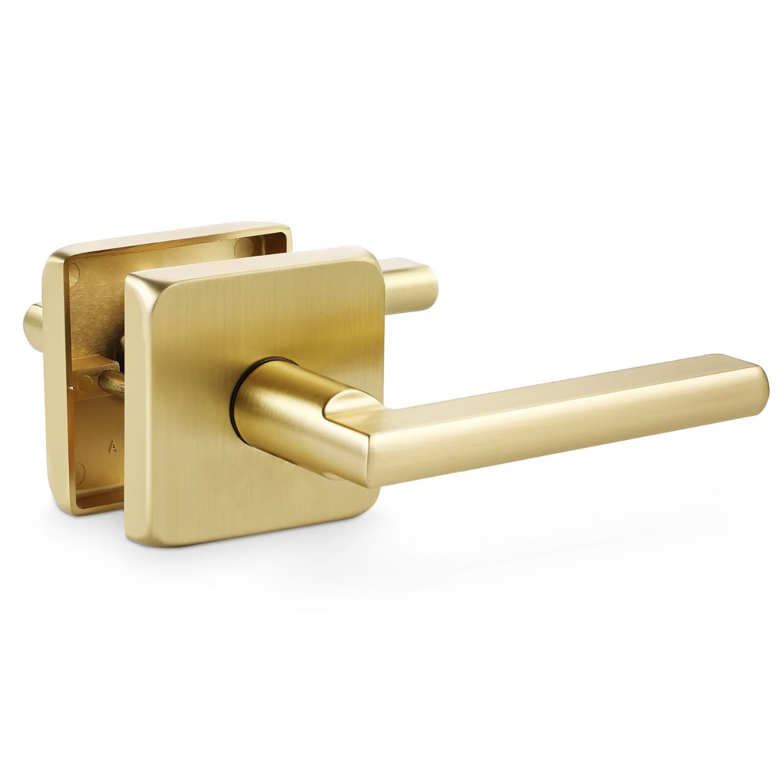 Linkaa Matte Black Door Handles - Push Lock Security -18 Linkaa Matte Black Door Handles - Push Lock Security -18