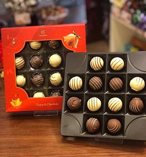 Caixa de Trufas Sortidas Clássicos Cacau Show 180g Presente de Natal