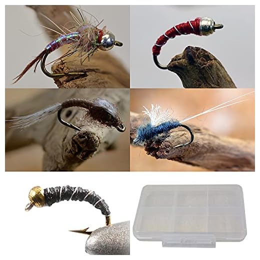 45 Flies | Midge Assortment | Mustad Signature Fly Hooks Including Rainbow Warriors, Zebra Midges, WD40 and RS2 Emergers in Hook Sizes 18, 20 and 22