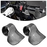 NHHC 2PCS Carbon Fiber Motorcycle Cruise Control,Cruise Control for Motorcycle Throttle Relieves Hand Joint Fatigue,Universal Motorcycle Throttle Assist Motorcycle Accessories