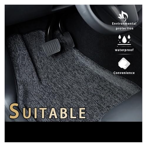 Tapis de sol Highland pour Tesla Model Y imperméable et résistant en polyester de qualité - 5
