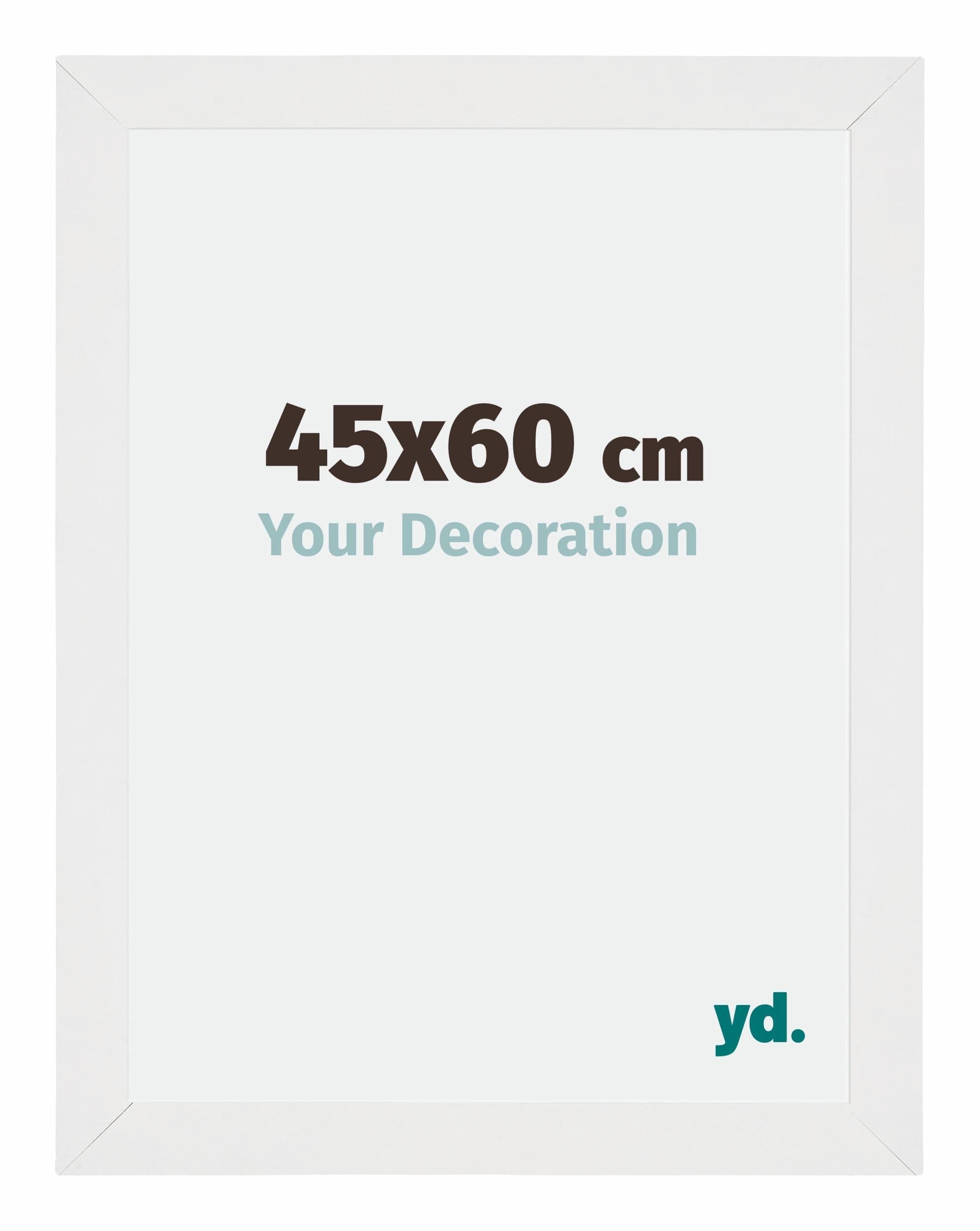 Your Decoration - Puzzle frame 45x60 - White High Gloss - Puzzle frame 500-1000 Pieces - MDF Photoframe - Mura