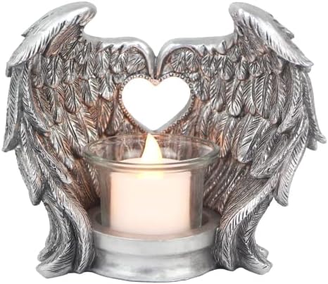 Anger Eagle Memorial Gift Angel Wings Tealight Candle Holder Ornament Church Ornament Candle Holder Bereavement, Memorial Gift, Grief, Funeral, Memorial Gift, Home Decorations
