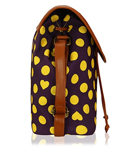 Image of KLEIO Jacquard Sling Bag for Women | Spacious, Durable, and Waterproof Bag for Girls | Crossbody Summer Bag with Polyester Lining for College, Everyday Use and Travel