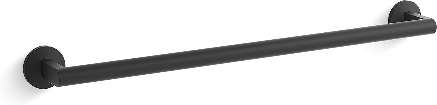 Amazing 🔥 Kohler K-78373-BL Components Towel Bar, Matte Black