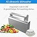 Ultrasonic Sink Dishwasher Cleaner with Touch Control, Multifunctional for Fruits and Vegetables, Installation-Free