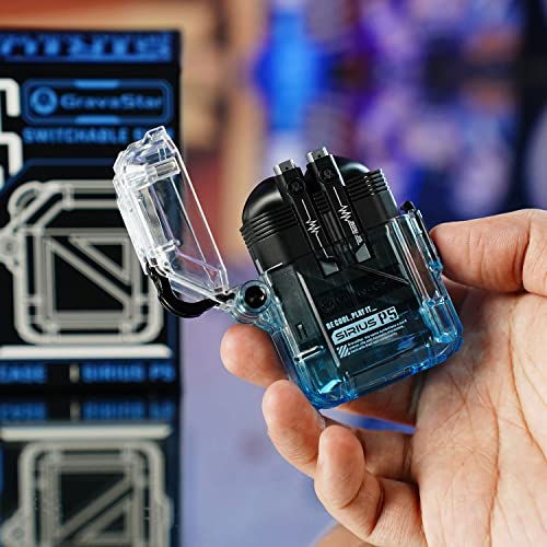 Boîtier de casque GravaStar Sirius P5 bleu contre rayures et chocs