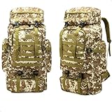 Mochila Tática Lorben Camuflada Militar Trilha Camping Trekking Aventura 80 Litros - GT6370-C