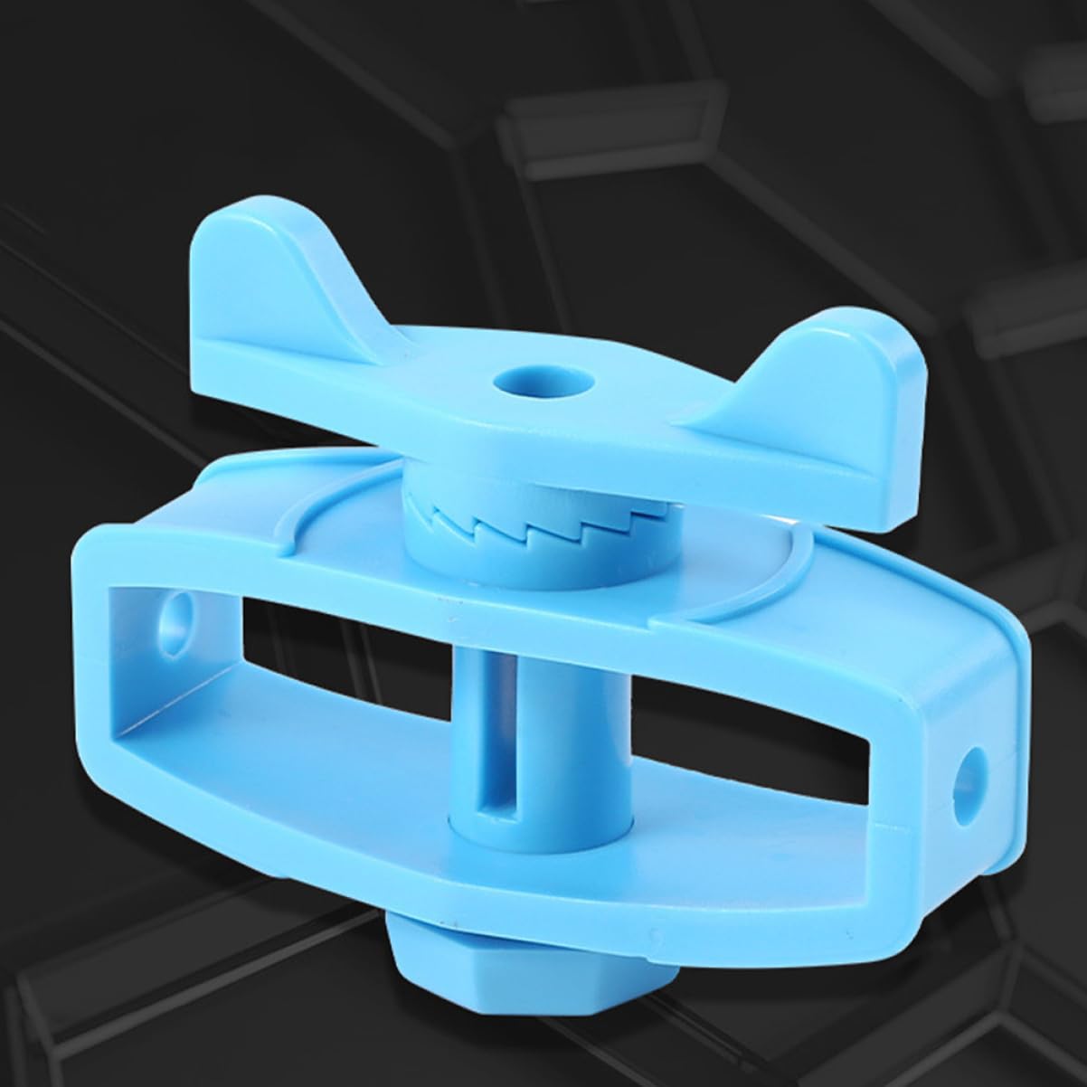 24 Pezzi Tensionatore Isolatore per Filo, Accessori per Isolatori per Recinzioni in Plastico Blu, Facile Installazione