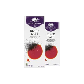 Vosges Haut-Chocolat Black Salt Caramel, Pack of 2, 3oz Bars
