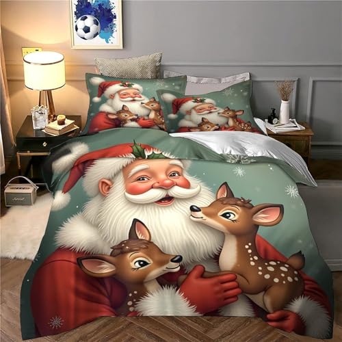 Ensemble de literie Christmas cartoon pour de douces nuits d'hiver