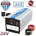Produktbild GIANDEL 4000W Heavy Duty Reiner Sinus Wechselrichter 24V auf 230V Spannungswandler mit 3 Steckdosen mit Fernbedienung 2.4A USB und LED-Anzeige