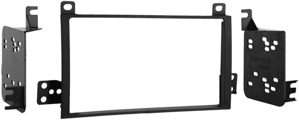 Metra 95-5810 Double DIN Installation Dash Kit for 2003-2007 Lincoln Town Cars (Black)