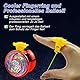 4 Stück LED Licht YoYo,Finger Spin Trick YoYo für Kinder, Kunststoff Responsive Yoyo, Reaktives Kugellager JoJo Kleine Geschenke für Kinder | Piñata-Füllungen Geeignet für Anfänger-Jo-Spieler