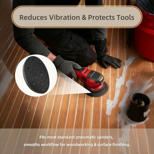 Softauflage 150mm Weicher Schwamm interface pad für MIRKA Abranet - polierpads 150mm 69-Loch Orbital Sander Foam Pad, Exzenterschleifer Pads, Soft Interface Pad, Orbital Schleiferersatzpolster