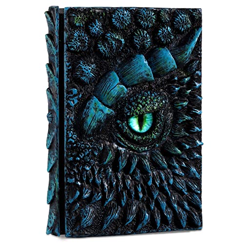 Journal de voyage dragon bleu molshine A5 carnet de croquis rigide pour aventuriers et artistes