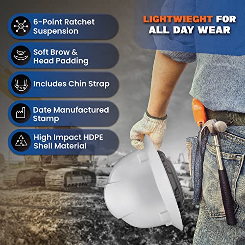 Full Brim Osha Construction Hard Hat, Ice Cube Platinum Carbon Fiber Design Gloss Finish Hard Hats, Work Approved Safety Helmet, Cascos De Construccion Hardhat For Men, Hard Hat By Acerpal #TOP2