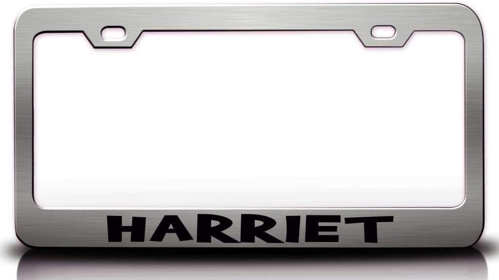 Harriet Female Name Metal Car SUV Truck License Plate Frame Ch o4