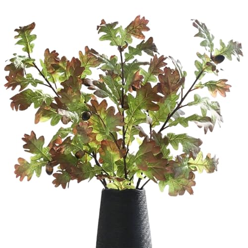 Lovmeety 3 Pcs Artificial Oak Tree Branches