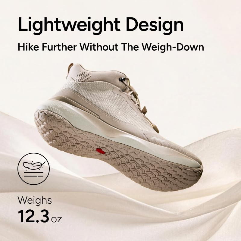 Image of Women's Hiking Boots Waterproof Lightweight Trail Shoes Zn-30 | Lightweight Feel, Easy to Wear, Modern Outdoor Style, Mid-cut Supportive Fit, Comfort for Walking & Travel