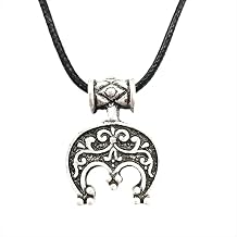 Slavic Lunula Symbol Crescent Moon Necklace Pendant Norse Viking Jwelry For Women-N48