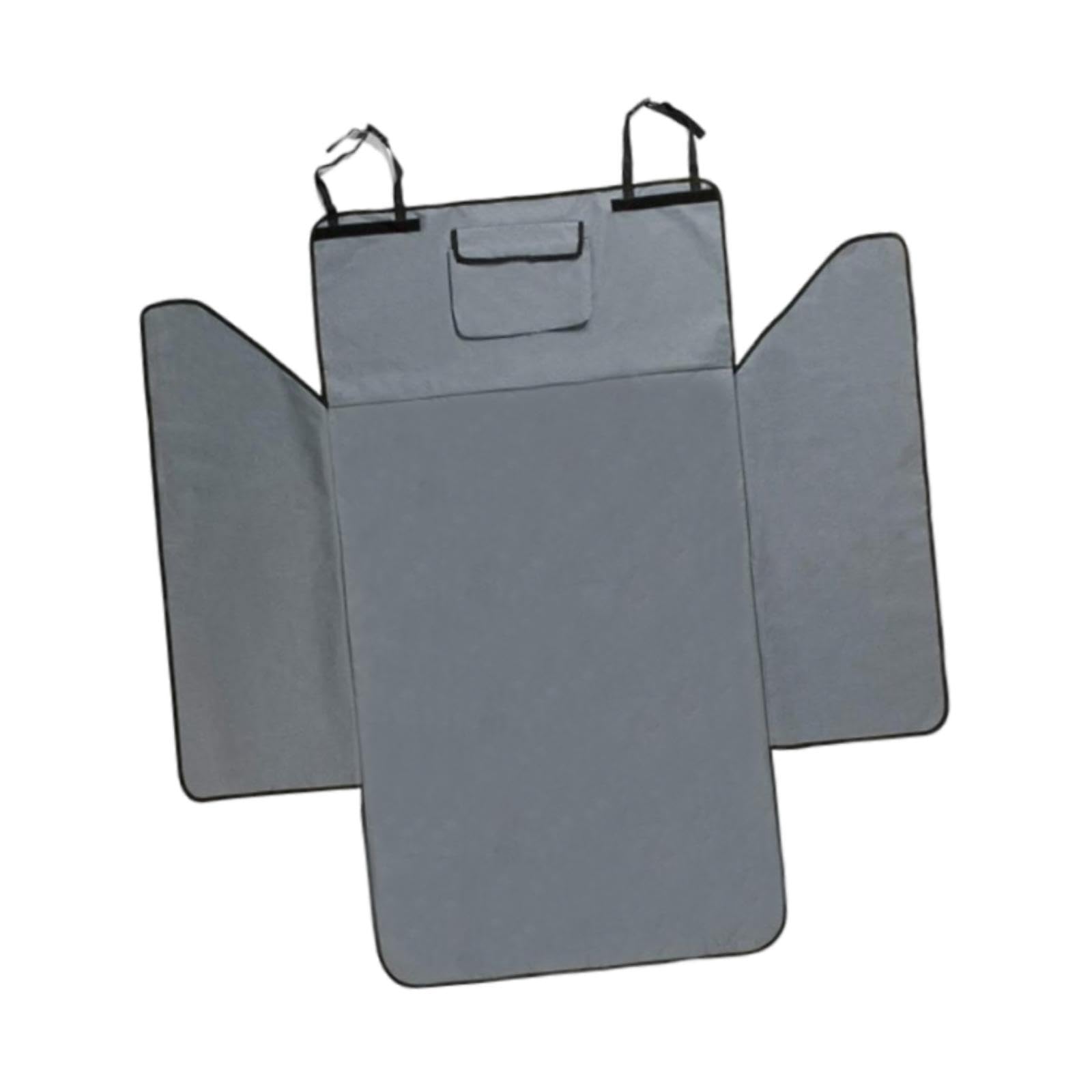 Hunde Kofferraum Schutzmatte Auto Kofferraumauflage Hundematte Sitzschutz Wasserdichtes Und Kratzfestes Oxford Material für Tierhalter Autopflege Reis, Grau, 147cmx105cm