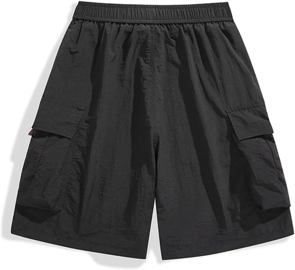 Men's Sports Shorts Outdoors Workwear Buckles Belt Multiple Pockets Hiking Cycling Short Pants