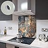 Glass Splashbacks Liquid Gold Glass - Made by Premier Range in 100cm ...