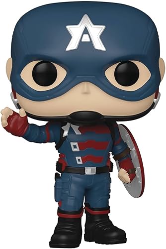 Miniatura 6 de POP Marvel: Falcon y el Soldado de Invierno - John F. Walker como Capitán América Funko Pop! Figura de vinilo (paquete con funda protectora