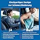 QYILAY Memory-Schaum Lendenkissen Auto, Ergonomisches Rückenkissen Auto, Lendenwirbelkissen, orthopädisches sitzkissen Lendenwirbelstütze für Autositze, Bürostuhl, Rollstuhl.