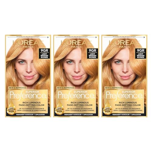 LOreal ParisSuperior Preference Rich Luminous Conditioning Colorant Level 3 Permanent Ultra Natural BlondeNatural 10NB Pack of 3 product thumbnail 20