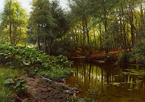 Affiche Peinture P.mönsted 60x90cm : sublimez un mur vide avec ce paysage d'été lumineux