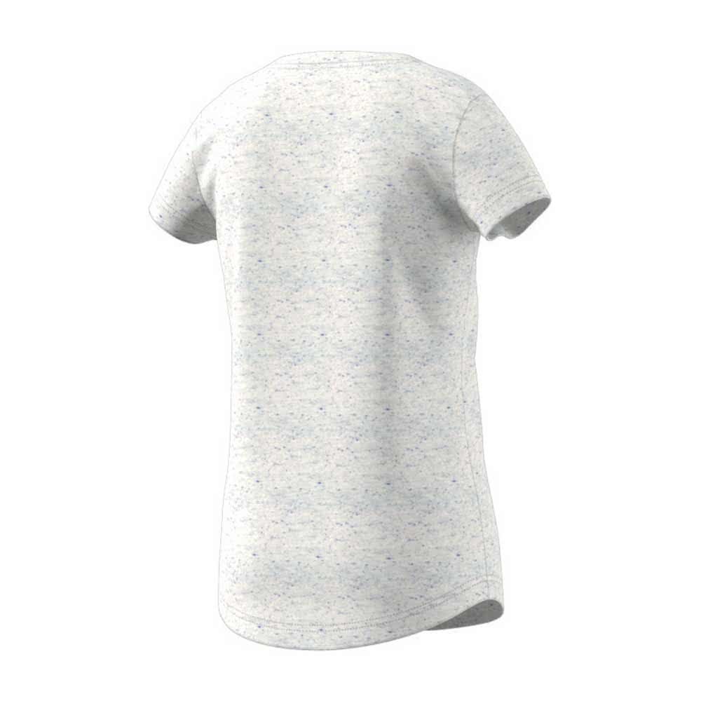 adidas CF6740 T-Shirt Fille Blanc/Aero Blue/Noble Indigo FR : 2XL (Taille Fabricant : 170)