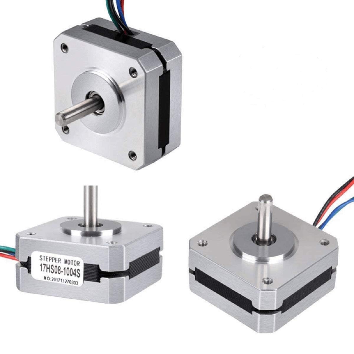 Motore passo-passo Nema 17, 3 PZ Nema 17 Motore passo-passo 1A 13N.cm Coppia di mantenimento 4 derivazioni 1.8 Deg 42 Motore per stampante 3D Hobby CNC Router XYZ di craftsman168
