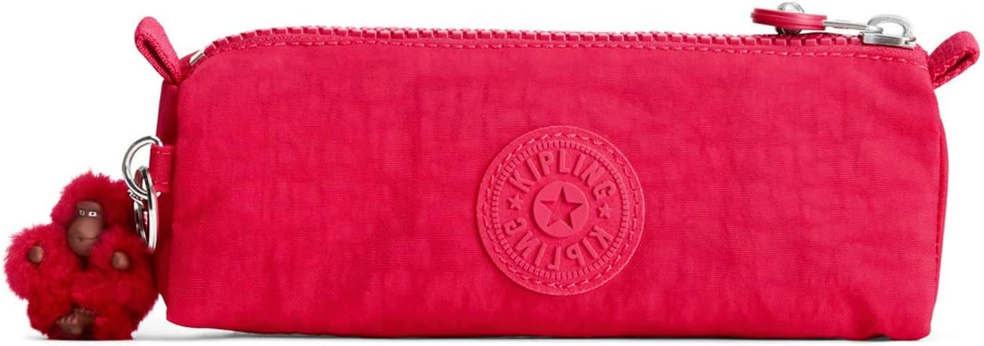 Kipling Freedom Medium pencase, Pouches, Cases, True Pink, One Size, FREEDOM