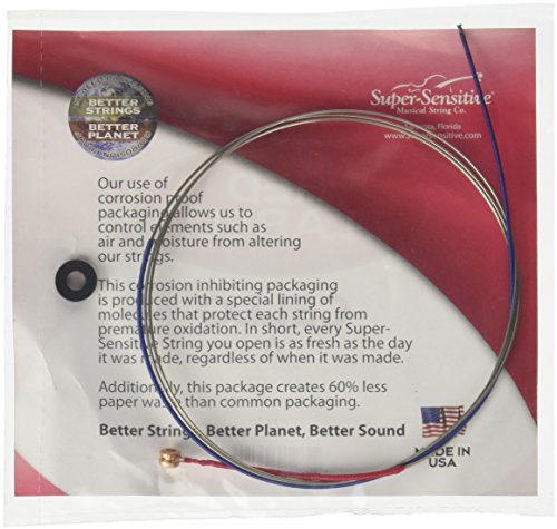 image for Super Sensitive Red Label 6115 Cello A String, 3/4, D String, 1/2 Scal