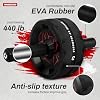Rueda abdominal VINSGUIR, equipo de entrenamiento para abdomen y core con rodilleras, rueda abdominal para entrenamiento de fuerza de cuerpo completo 8