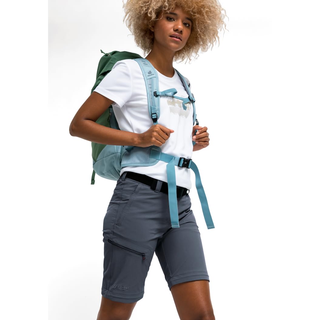 Maier Sports NATA 2, Damen Wanderhose, Wasserabweisende Zipp-Off-Outdoorhose für Trekking und Hiking, Praktische Zipp-Off-Funktion, PFC-frei, mSTRETCH pro 4 & Dryprotec