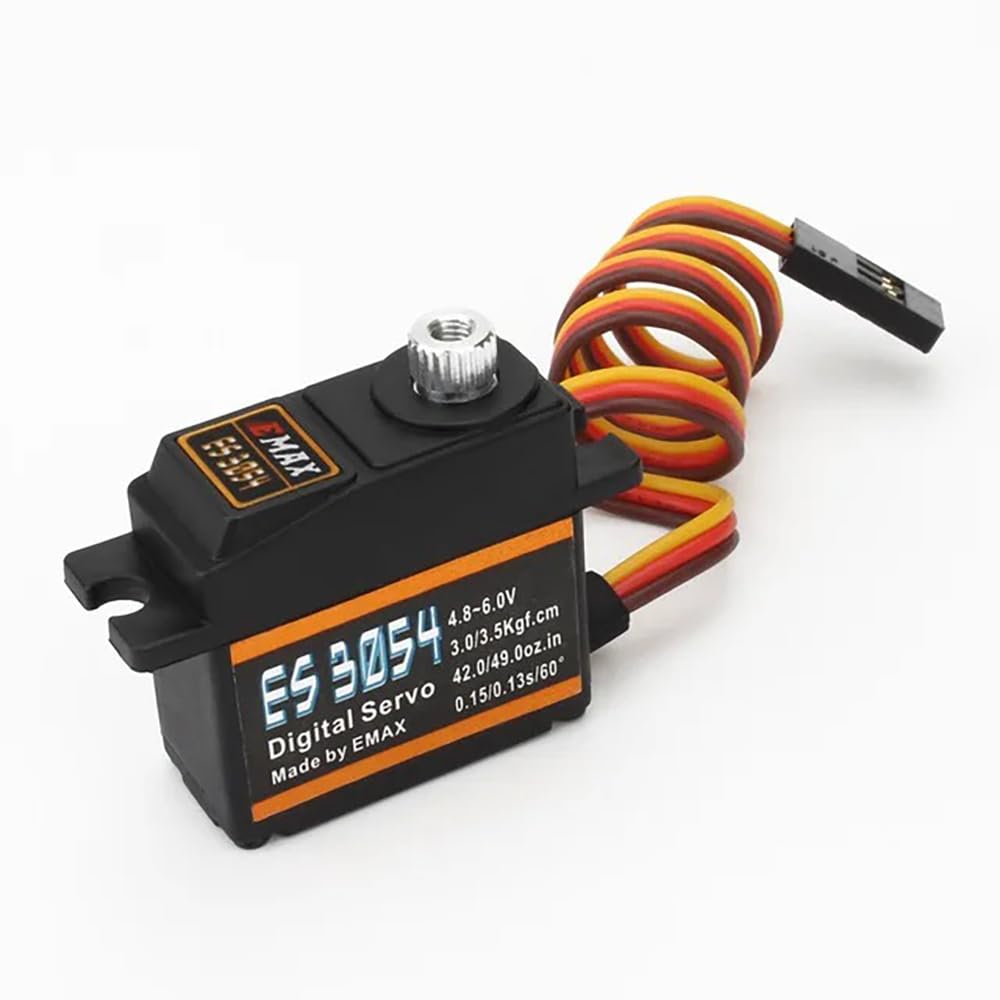 SPARKHOBBY ES3054 Metal Digital Servo 20g Waterproof Servo with Gears for EMAX Servo for RC Car Helicopter Boat Airplane Parts Accessories (ES3054 1PC)