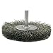 RaDial Crimped Wire Wheel Wire Brush, Stem