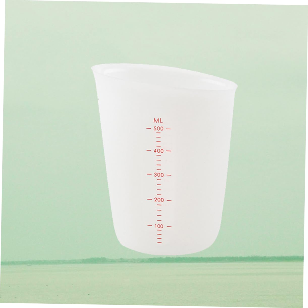 Amosfun 6 Pièces Récipient à Avec Graduations Petit Verre Doseur Tasse à Mesurer Visible Pichets Gradués Verser Une Tasse à Mesurer Tasses à Mesurer De Cuisine Tasse à Blanche