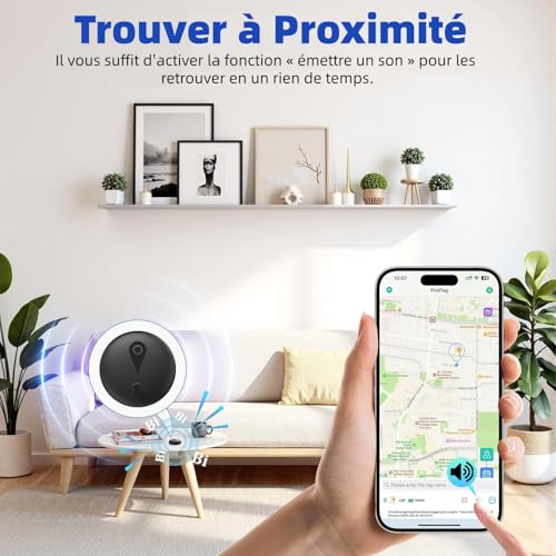 Traceur GPS voiture et localisateur Bluetooth étanche compatible iOS Android - 6