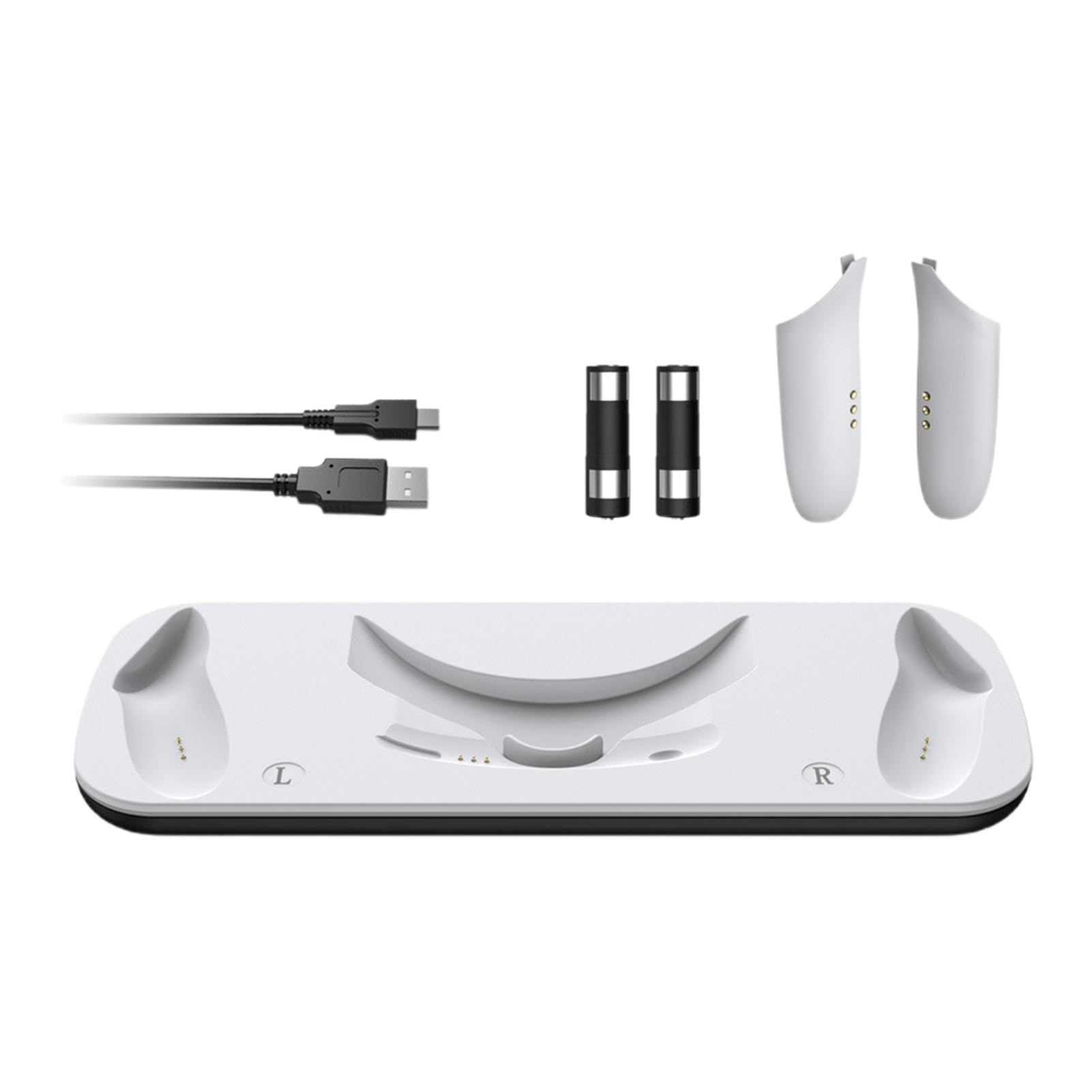 VR Charging Dock, Fast Charging Station, Wireless Charging Station, VR Holder Charger, Wireless VR Charging, Controller Charging Station, Virtual Reality Charger with Holder for Controllers