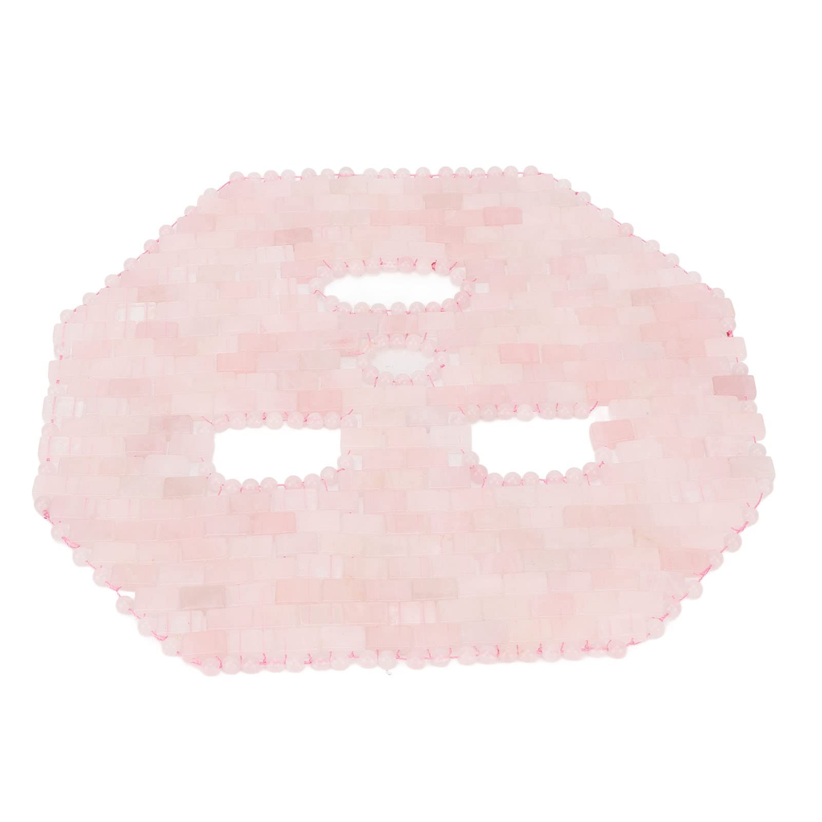 Maschera per il viso in giada maschera antirughe in pietra per dormire strumento di massaggio cosmetico per la cura della pelle per occhiaie, occhi gonfi con drenaggio linfatico