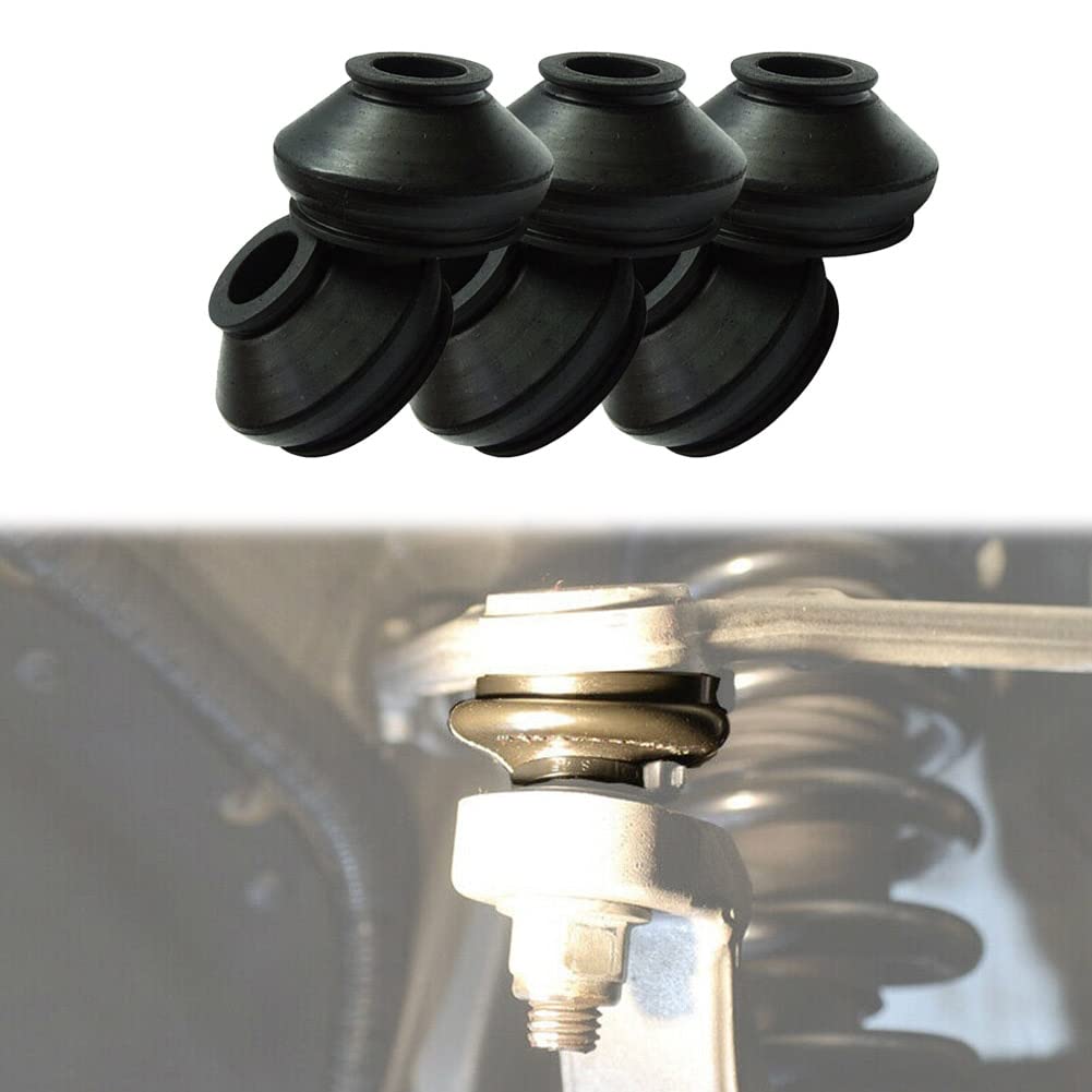 6pcs For 13 23 30 Rubber Tie Rod End And Ball Joint Dust Boots
