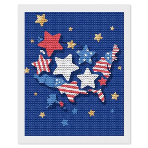 Kit peinture diamant étoile FodPand 40x40 broderie diamant