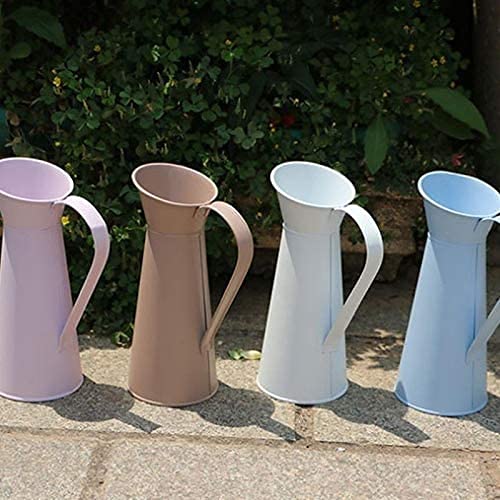 Vase avec poignée en métal rustique pour décoration de table - 6