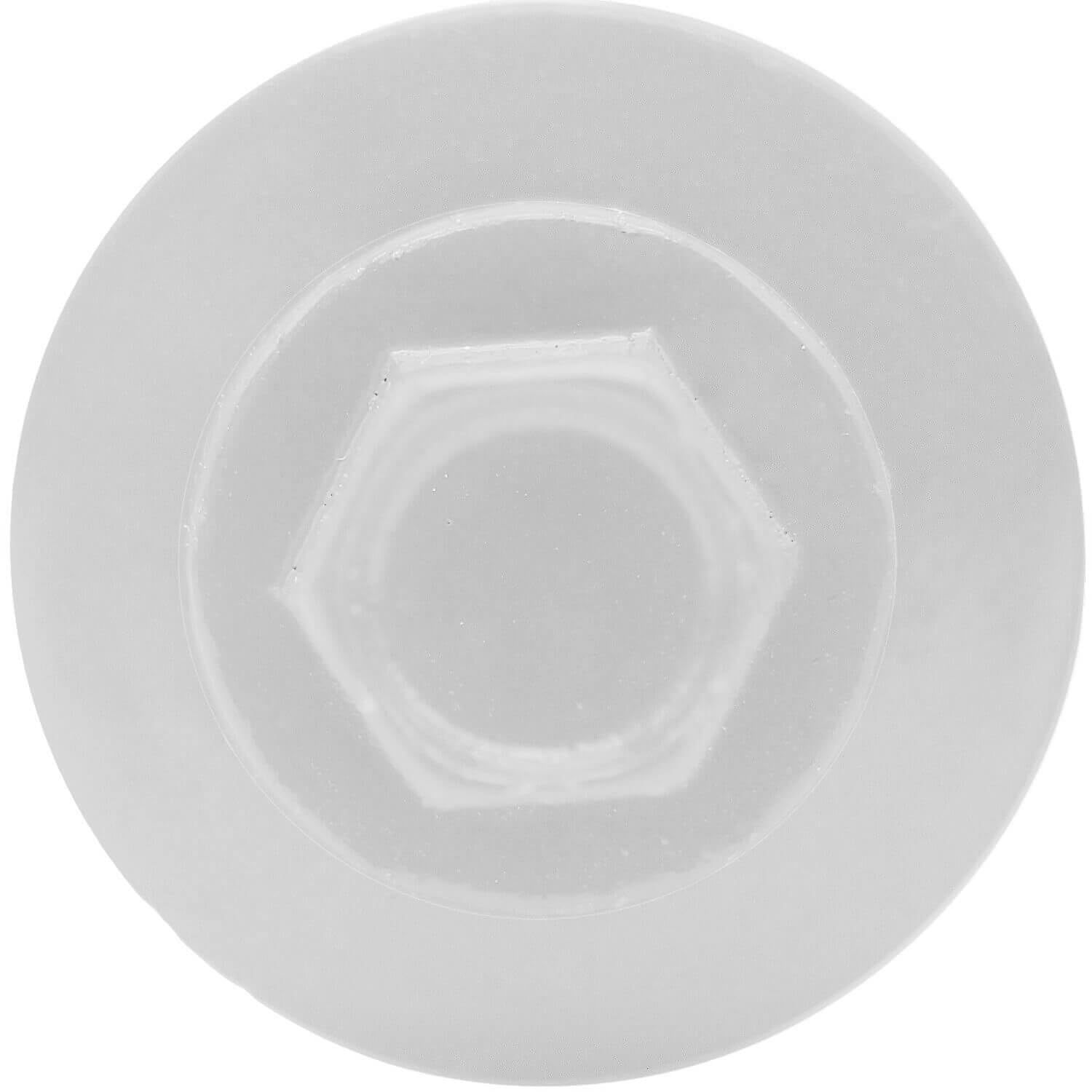 10 x 4 Brite White Metal Roofing Screws - Hex Washer Head- Self-Starting/Tapping - EPDM Washer. 2 X 250 Bags - 500 Screws