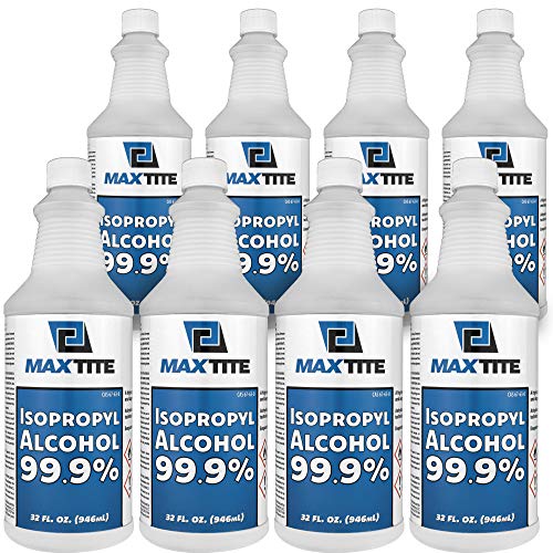 Image of MaxTite Isopropyl Alcohol 99.9% (2 Gallons (32oz, 8 Pack))