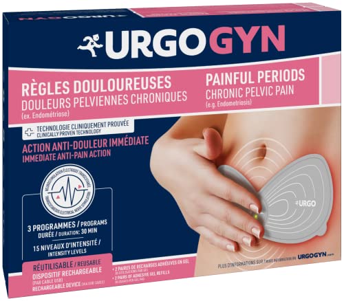Urgogyn - Patch Per Elettroterapia, Mestruazioni Dolorose, Dolore Pelvico, Endometriosi, Ricaricabile, 15 Livelli Di Intensità, Fin Dalle Prime Mestruazioni - 10